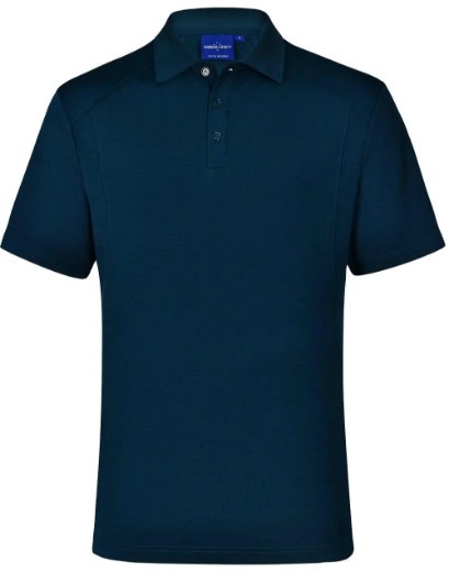 Picture of Winning Spirit, Mens Bamboo Charcoal S/S Polo